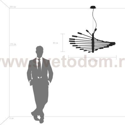 Люстра подвесная Ragno Lightstar 733247