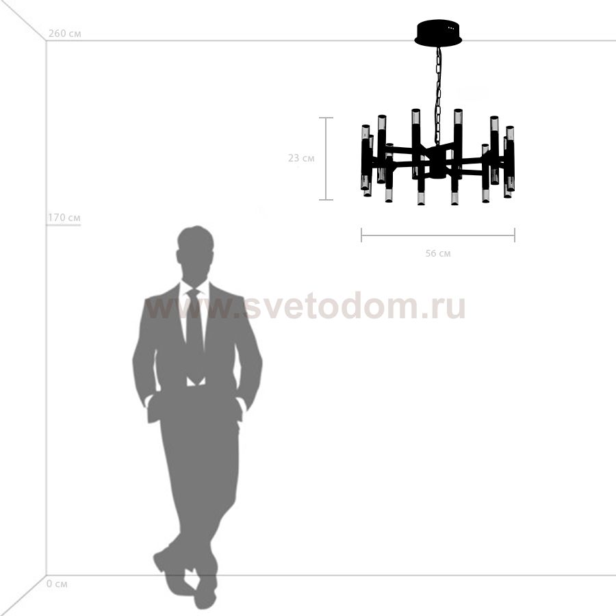 Люстра подвесная Iris Lightstar 734247