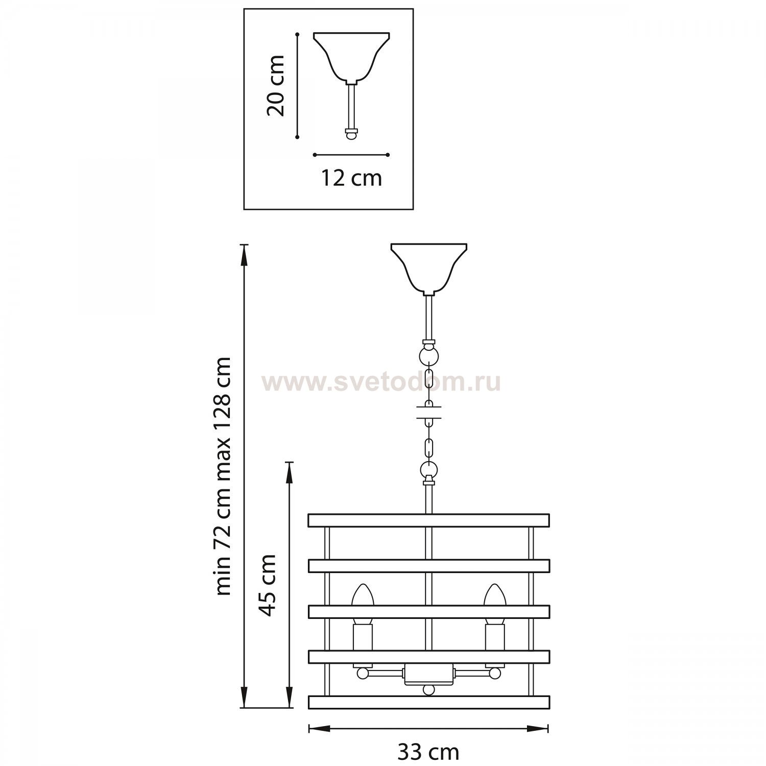 Люстра подвесная Epsilon Lightstar 735030