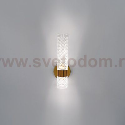 737652 Бра ACRILE 8W LED 520LM G ЗОЛОТО/ПРОЗРАЧНЫЙ 2700-4200-6400K
