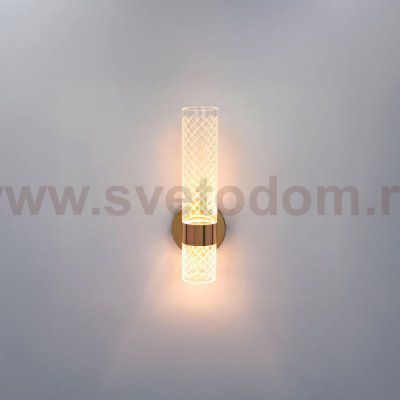 737652 Бра ACRILE 8W LED 520LM G ЗОЛОТО/ПРОЗРАЧНЫЙ 2700-4200-6400K