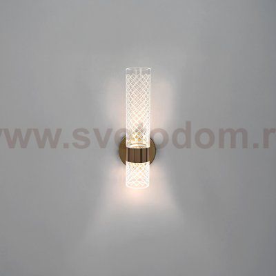 737652 Бра ACRILE 8W LED 520LM G ЗОЛОТО/ПРОЗРАЧНЫЙ 2700-4200-6400K