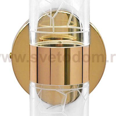 737662 Бра ACRILE 8W LED 560LM G ЗОЛОТО/ПРОЗРАЧНЫЙ 2700-4200-6400K