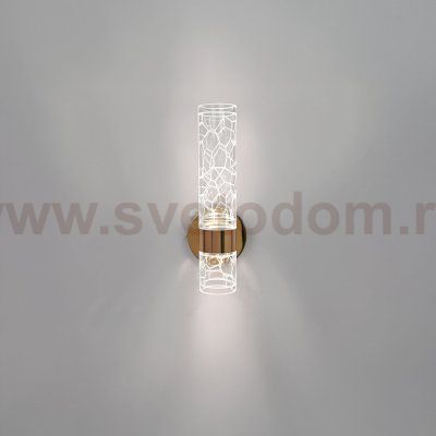 737662 Бра ACRILE 8W LED 560LM G ЗОЛОТО/ПРОЗРАЧНЫЙ 2700-4200-6400K