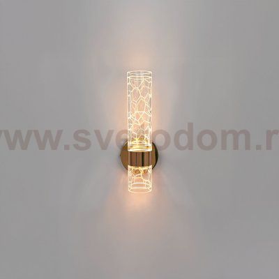 737662 Бра ACRILE 8W LED 560LM G ЗОЛОТО/ПРОЗРАЧНЫЙ 2700-4200-6400K