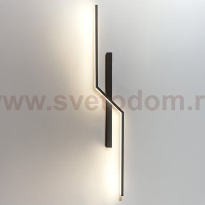 739637 Бра PALLA 23W LED 636LM 120G ЧЕРНЫЙ 3000K