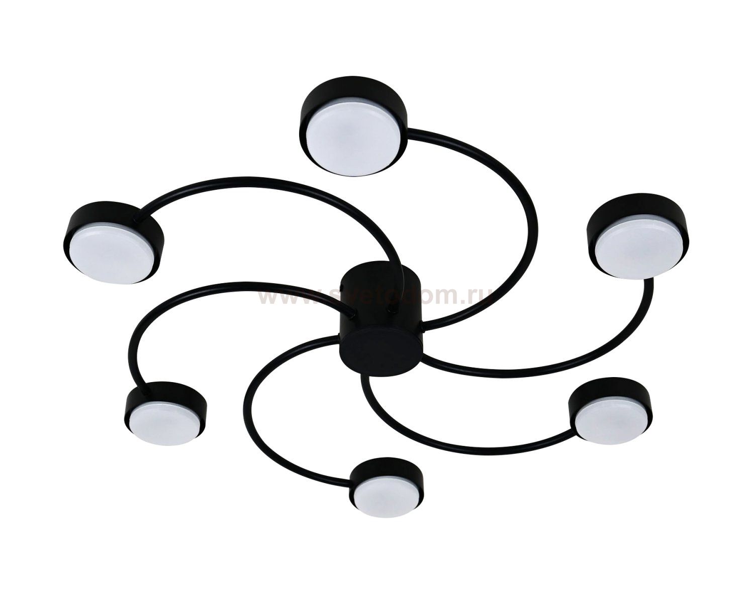 740067 Люстра FICO 6х12W GX53 ЧЕРНЫЙ