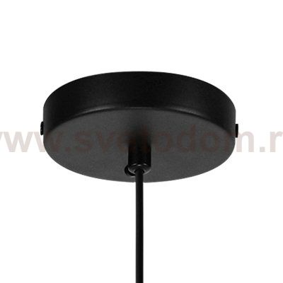 740117 Подвес FICO II 1х12W GX53 ЧЕРНЫЙ/ПРОЗРАЧНЫЙ