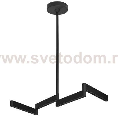 740147 Люстра DIVE LED 72W 3700LM G ЧЕРНЫЙ 4000K