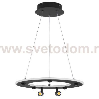 740447 Люстра DIVE LED 60W 3200LM G ЧЕРНЫЙ 3000/4000/6000K