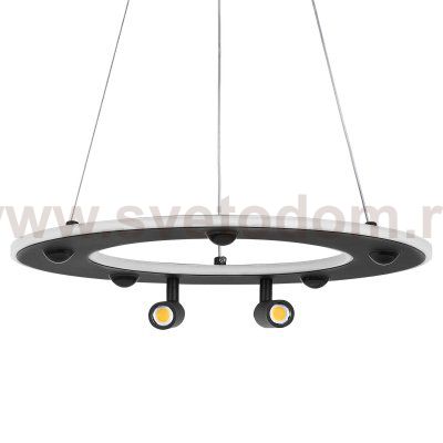 740447 Люстра DIVE LED 60W 3200LM G ЧЕРНЫЙ 3000/4000/6000K