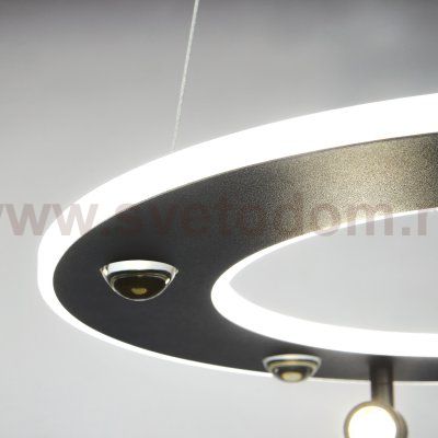 740447 Люстра DIVE LED 60W 3200LM G ЧЕРНЫЙ 3000/4000/6000K