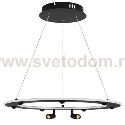 740467 Люстра DIVE LED 90W 4900LM G ЧЕРНЫЙ 3000/4000/6000K