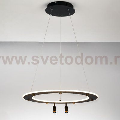740467 Люстра DIVE LED 90W 4900LM G ЧЕРНЫЙ 3000/4000/6000K