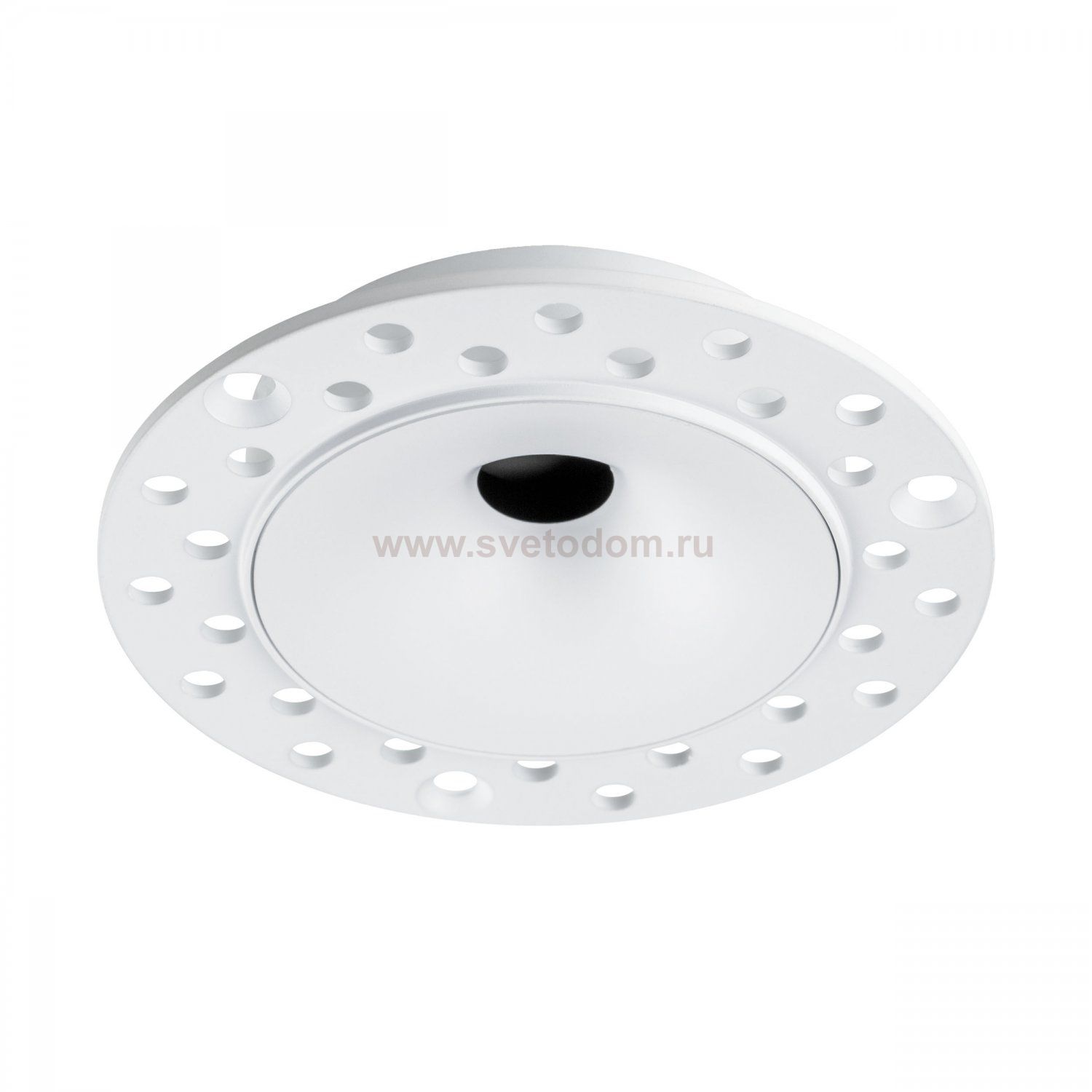 074106-01 Рамка скрытого монтажа вогнутая д/светильников 0741х6 (D65) SPIRA БЕЛЫЙ