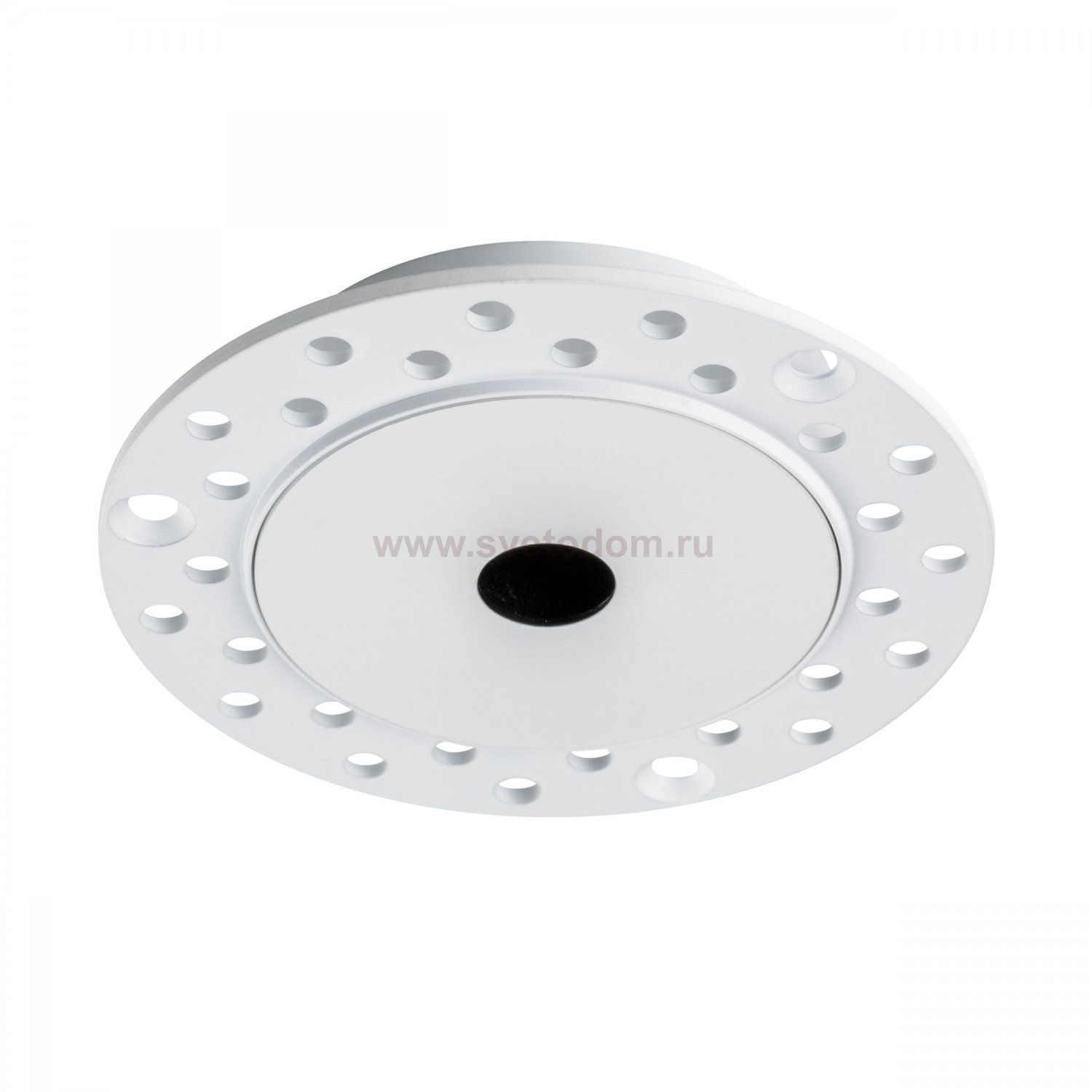 074106-02 Рамка скрытого монтажа плоская д/светильников 0741х6 (D65) SPIRA БЕЛЫЙ