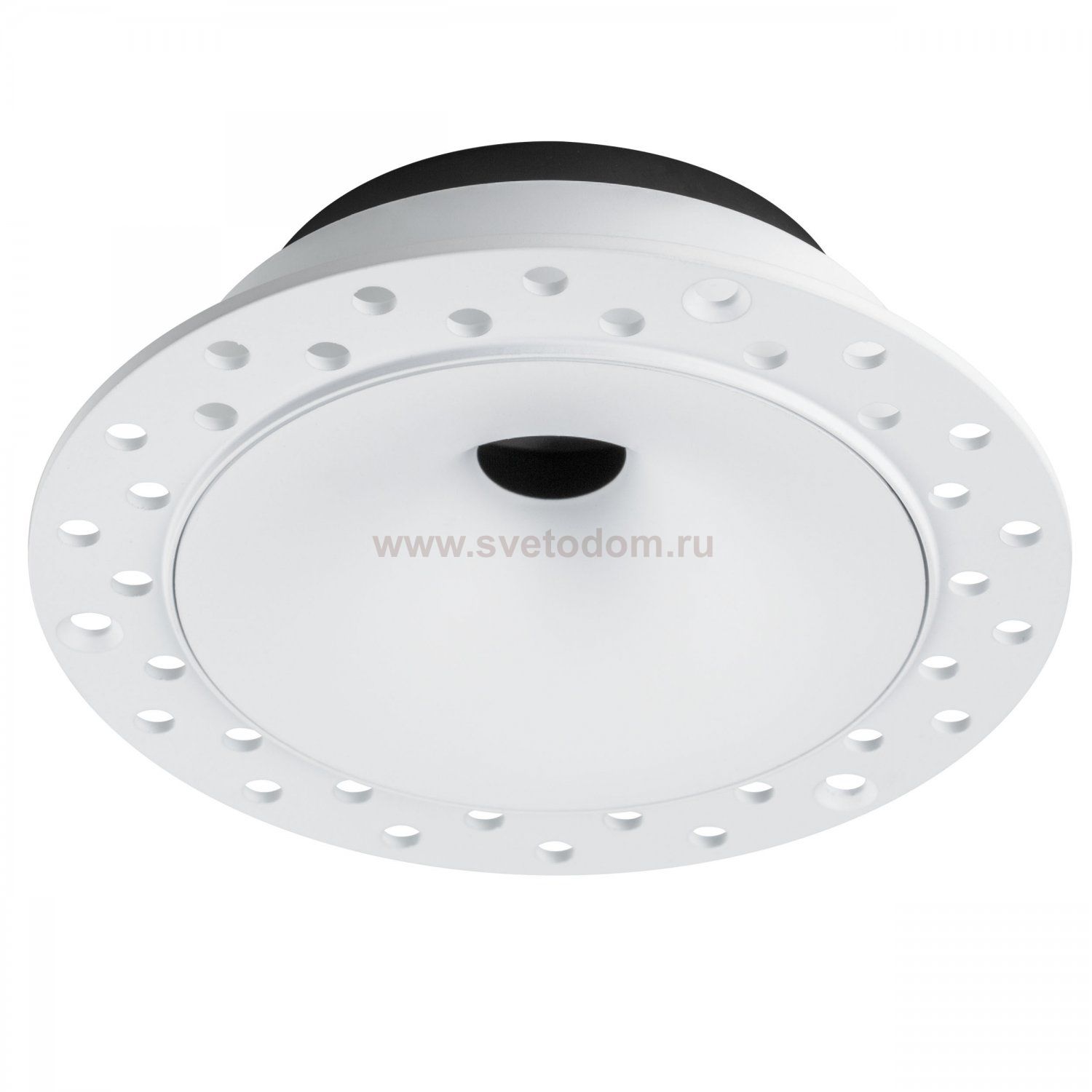 074206-01 Рамка скрытого монтажа вогнутая д/светильников 0742х6 (D85) SPIRA БЕЛЫЙ