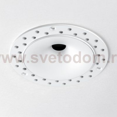 074206-01 Рамка скрытого монтажа вогнутая д/светильников 0742х6 (D85) SPIRA БЕЛЫЙ