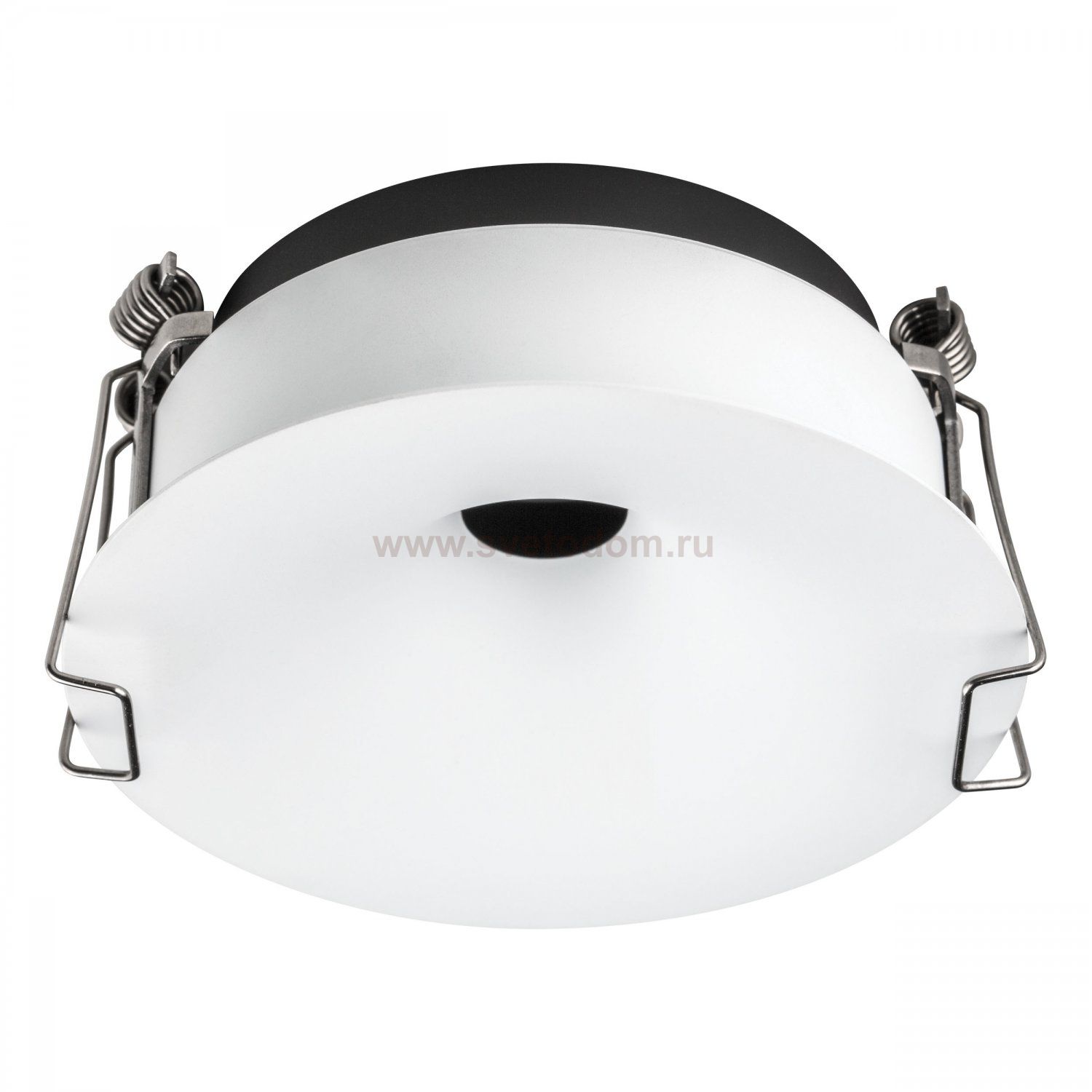 074206-11 Рамка д/светильников вогнутая 0742х6 (D85) SPIRA БЕЛЫЙ