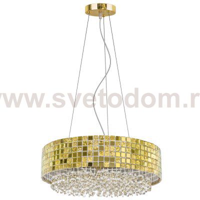 Люстра подвесная золотая мозаика Lightstar 743162 Bezazz
