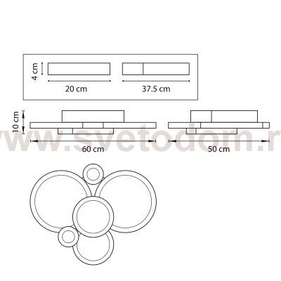 Люстра потолочная Lightstar 749082 Breve