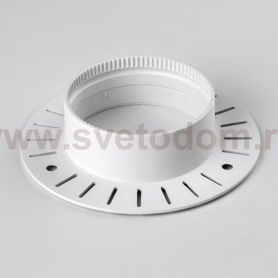 075206-01 Рамка скрытого монтажа круглая 1x STELLA к 075xxх БЕЛЫЙ МАТОВЫЙ