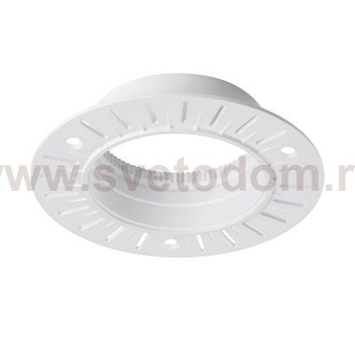 075206-01 Рамка скрытого монтажа круглая 1x STELLA к 075xxх БЕЛЫЙ МАТОВЫЙ