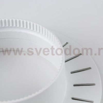 075206-01 Рамка скрытого монтажа круглая 1x STELLA к 075xxх БЕЛЫЙ МАТОВЫЙ