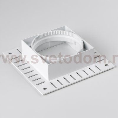 075216-01 Рамка скрытого монтажа квадратная 1x STELLA к 075xxх БЕЛЫЙ МАТОВЫЙ