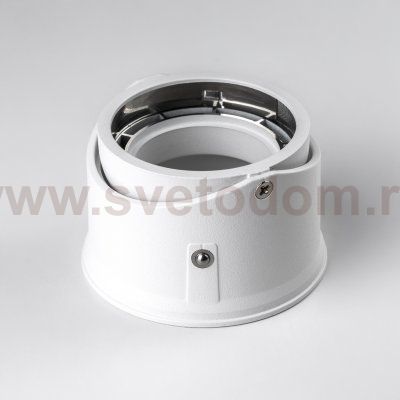 075236 Вставка круглая поворотная STELLA BASE к 07505x/07507x с углом анклона 30G и вращением на 360G БЕЛЫЙ МАТОВЫЙ