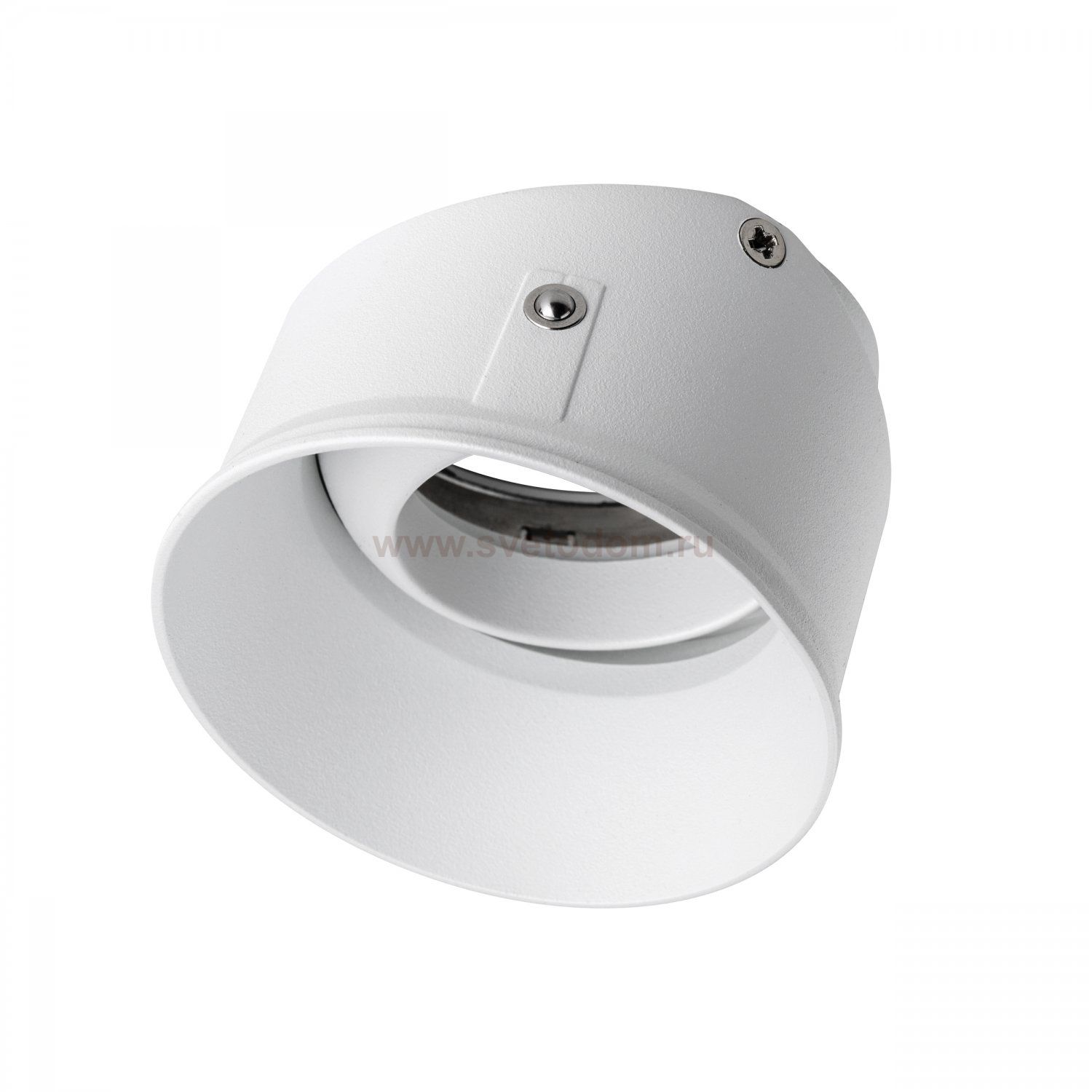 075236 Вставка круглая поворотная STELLA BASE к 07505x/07507x с углом анклона 30G и вращением на 360G БЕЛЫЙ МАТОВЫЙ