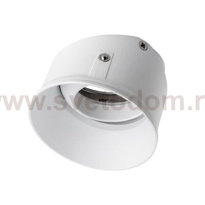 075236 Вставка круглая поворотная STELLA BASE к 07505x/07507x с углом анклона 30G и вращением на 360G БЕЛЫЙ МАТОВЫЙ