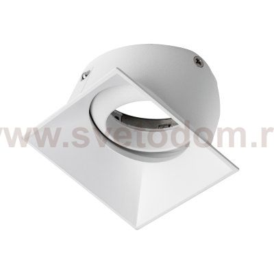 075246 Вставка квадратная поворотная STELLA BASE к 07505x/07507x с углом наклона 30G и вращением на 360G БЕЛЫЙ МАТОВЫЙ