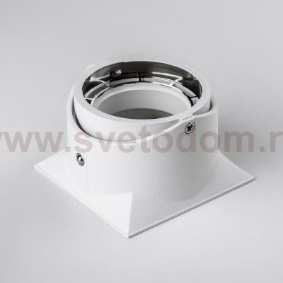 075246 Вставка квадратная поворотная STELLA BASE к 07505x/07507x с углом наклона 30G и вращением на 360G БЕЛЫЙ МАТОВЫЙ