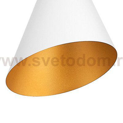 757006 Люстра CONE GW 1х6W(led) G9 БЕЛЫЙ/ЗОЛОТО