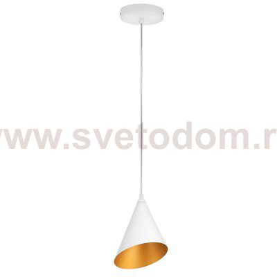 757006 Люстра CONE GW 1х6W(led) G9 БЕЛЫЙ/ЗОЛОТО