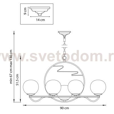 Люстра подвесная Enna Lightstar 762097