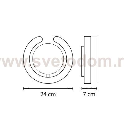 Светильник настенный Lightstar 763639 Unitario