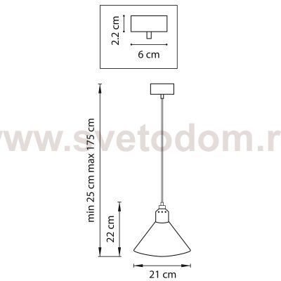Подвесной металлический светильник Lightstar 765024 Loft