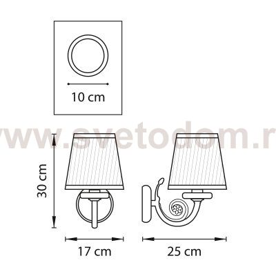 Светильник бра Lightstar 779504 Engenuo