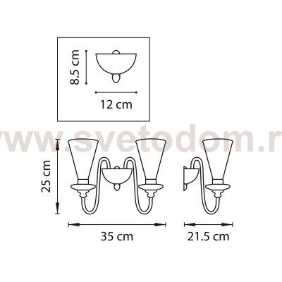 Светильник бра Lightstar 780620 Torcia