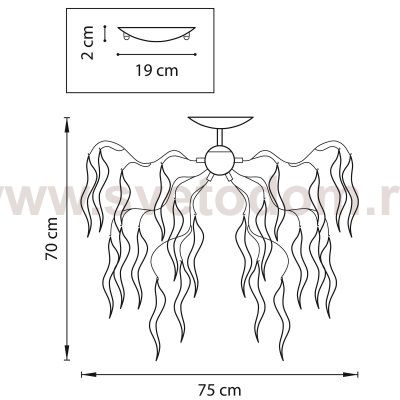 Люстра потолочная Lightstar 792124 Mocco