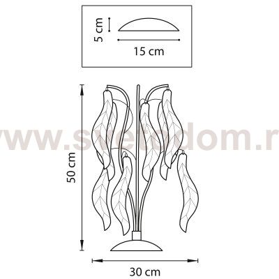 Настольная лампа Lightstar 793934 Vetro cristallo