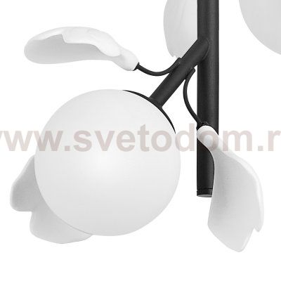 799027 Подвес CERAMO BW 2х6W(led) G9 ЧЕРНЫЙ/БЕЛЫЙ