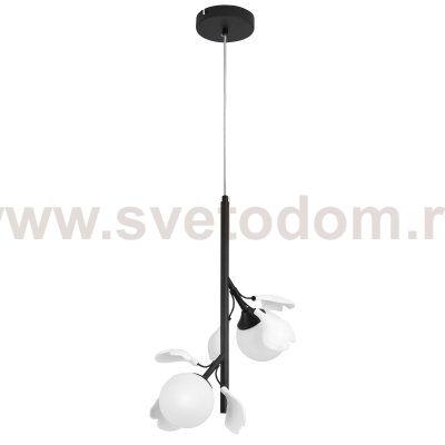 799027 Подвес CERAMO BW 2х6W(led) G9 ЧЕРНЫЙ/БЕЛЫЙ