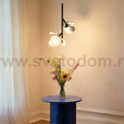 799027 Подвес CERAMO BW 2х6W(led) G9 ЧЕРНЫЙ/БЕЛЫЙ