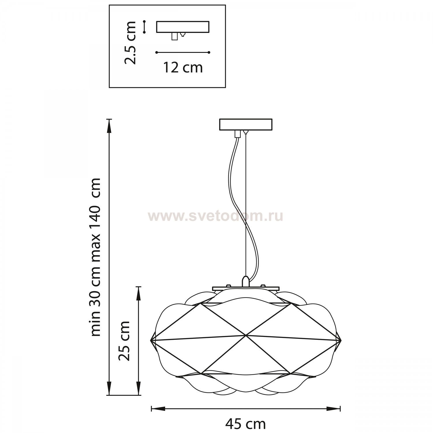 Подвес Erbareo Lightstar 799030