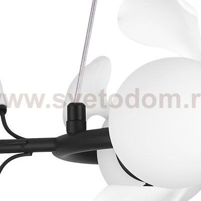 799067 Люстра CERAMO BW 6х6W(led) G9 ЧЕРНЫЙ/БЕЛЫЙ