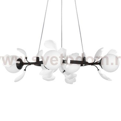 799067 Люстра CERAMO BW 6х6W(led) G9 ЧЕРНЫЙ/БЕЛЫЙ