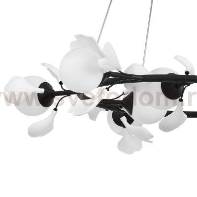 799097 Люстра CERAMO BW 9х6W(led) G9 ЧЕРНЫЙ/БЕЛЫЙ